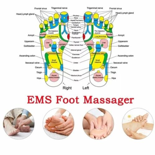 EMS Electric Foot Massager Mat Relax Muscle Stimulator Leg Shaping Massage Pad - Lets Party