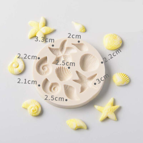 Sea Beach Nautical Animals Mermaid Silicone Fondant & Chocolate Mould Mold