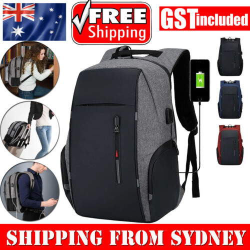 Anti-theft Backpack USB Charging Waterproof Laptop Travel Shoulder School Bags