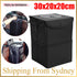 Waterproof Car Organizer Trash Can with Lid Bin Storage Garbage Bag Waste Basket