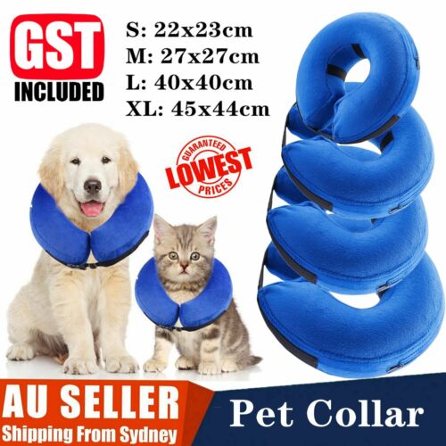 Pet Dog Inflatable Soft Healing Collar Cone Wound Medical Cat Protective Jackets