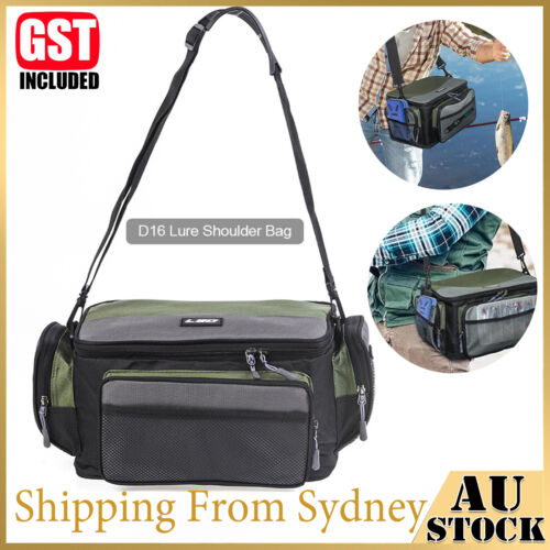 Large Fishing Bag Fishing Tackle Storage Backpack Waterproof Fishing Gear Bag AU