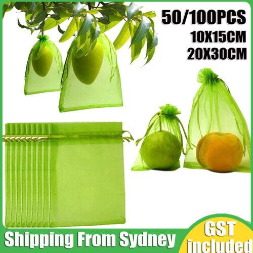 Fruit Net Bags Agriculture Garden Vegetable Protection Mesh Insect Proof