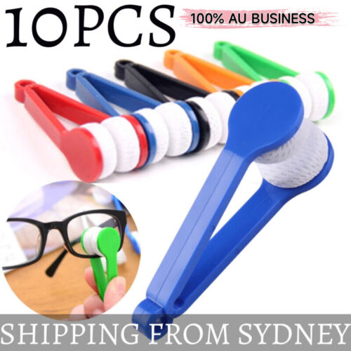 10pcs Wipe Soft Mini Cleaning Brush Spectacles Eyeglass Cleaner Eye Glasses Lens