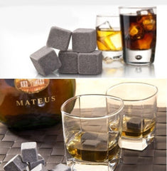 9pcs Whiskey Stone Ice cube Reusebale Icecubes Drinks Cooler Whisky Scotch Party