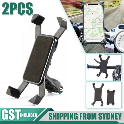 MTB Handlebar Mount Holder Motorcycle Bicycle Bike Stand For Mobile Phone GPS AU