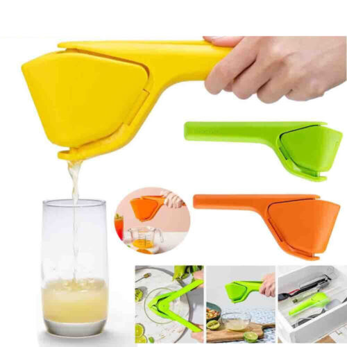 Press Hand Squeezer Fold Manual Squeeze Lemon Juicer Orange Citrus Juice Maker