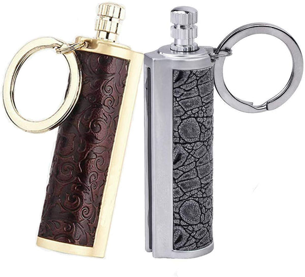 Fire Starter Lighter Waterproof Flint Match Metal Keychain Camping Survival BDA - Lets Party