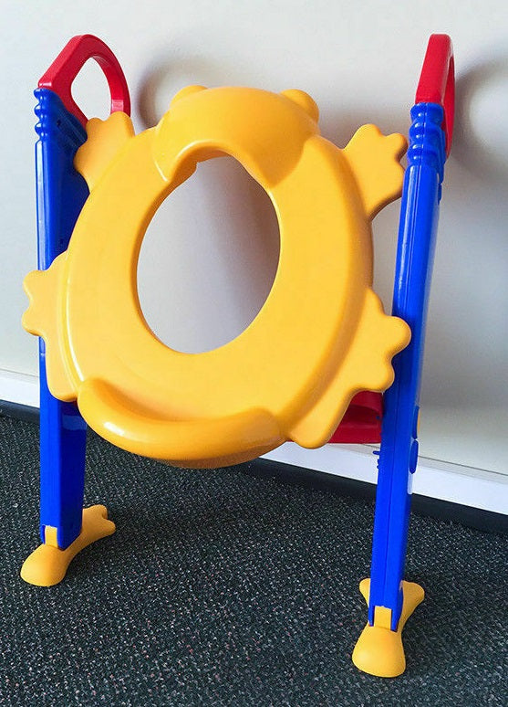 Kids Toilet Ladder Baby Toddler Training Toilet Step Potty Seat Non Slip Trainer - Lets Party