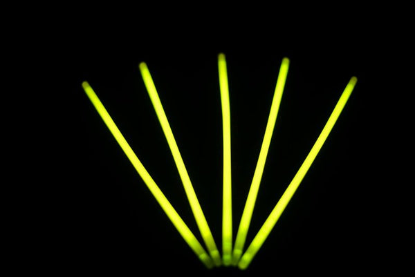 100 Yellow Glow Sticks Light Bracelets Disco Party Bulk stick glowsticks - Lets Party