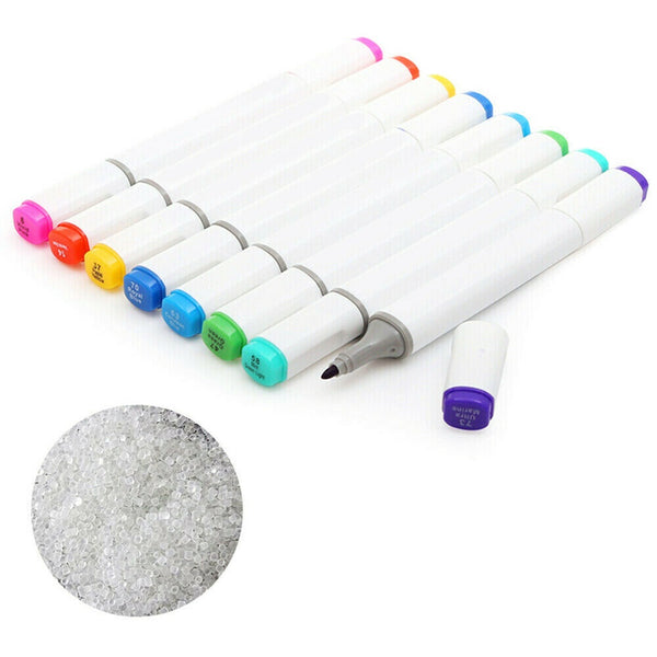 80PCS Marker Pen Set Dual Heads Graphic Artist Craft Sketch Copic TOUCH Markers - Lets Party