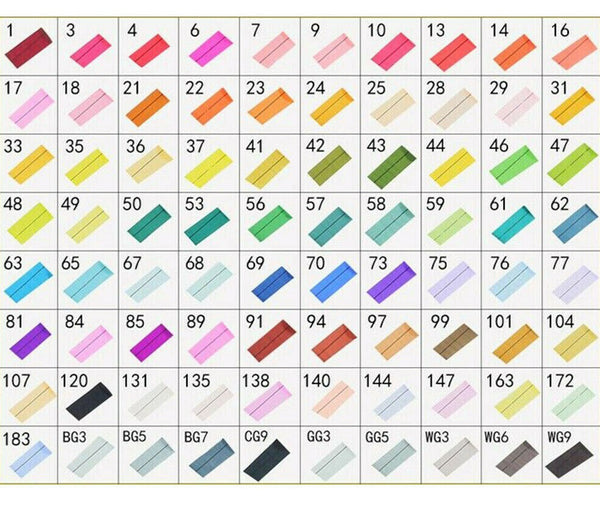 80PCS Marker Pen Set Dual Heads Graphic Artist Craft Sketch Copic TOUCH Markers - Lets Party