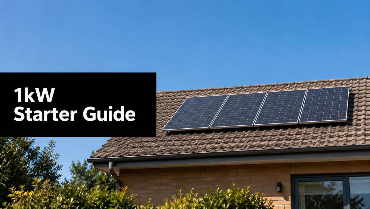 1 Kilowatt Solar Panel: Your 2026 Starter Guide