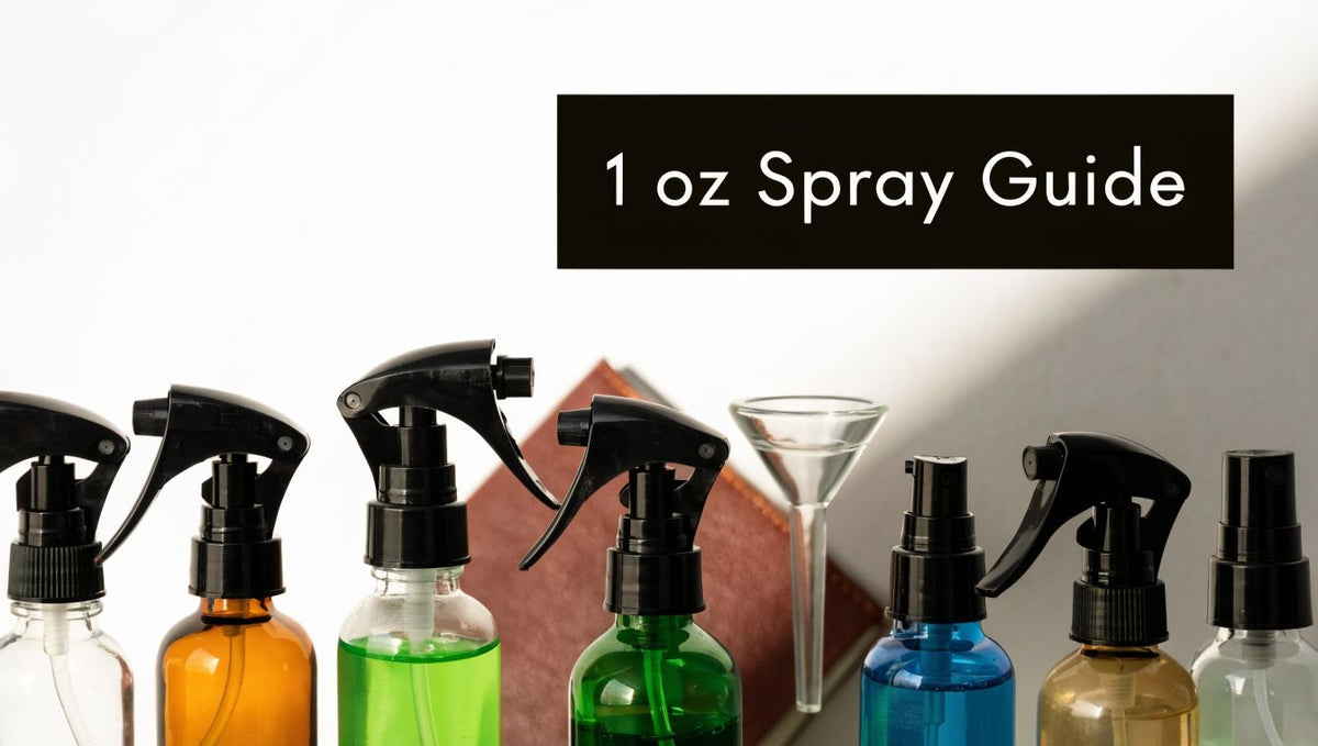 Expert Guide: Choosing Your Ideal 1 Oz Spray Bottles
