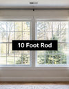 A 10 Foot Curtain Rod Guide: Install It Right, No Sagging