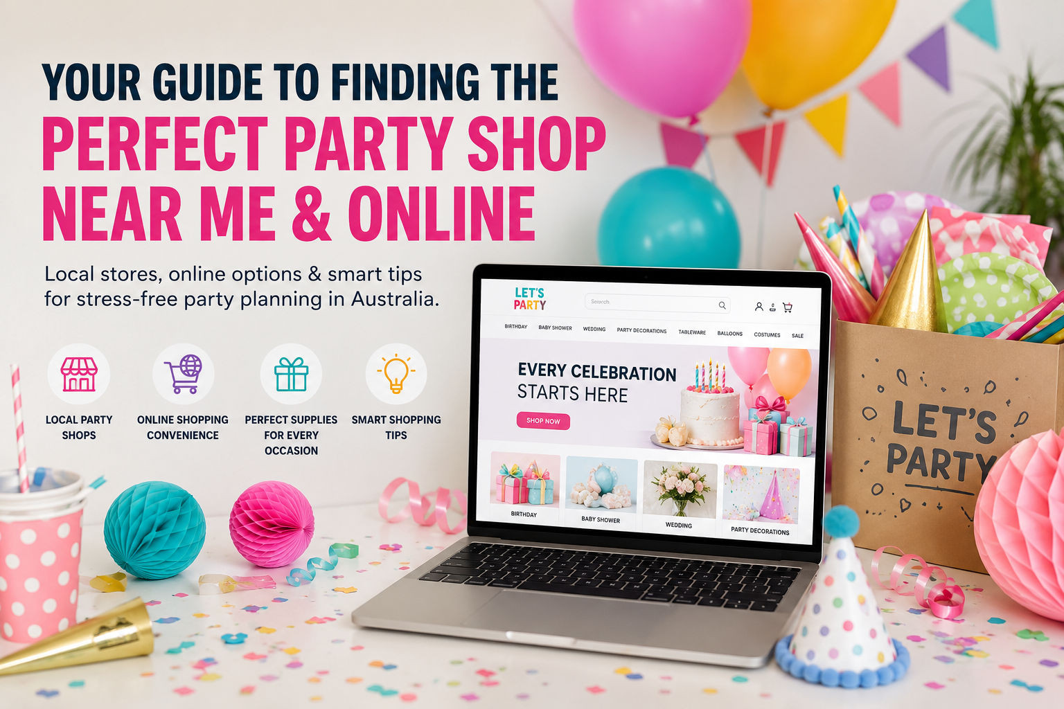 Best Party Shops in Australia Near You and Online