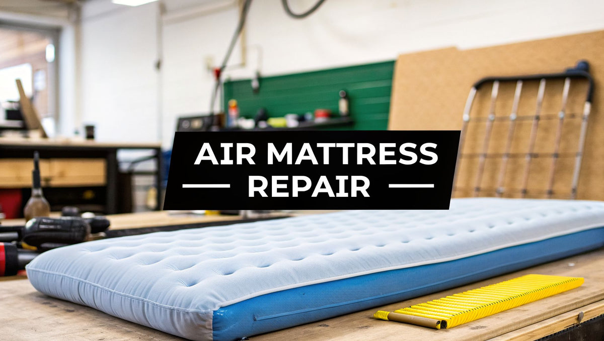 A Guide to Air Mattress Repair That Actually Works
