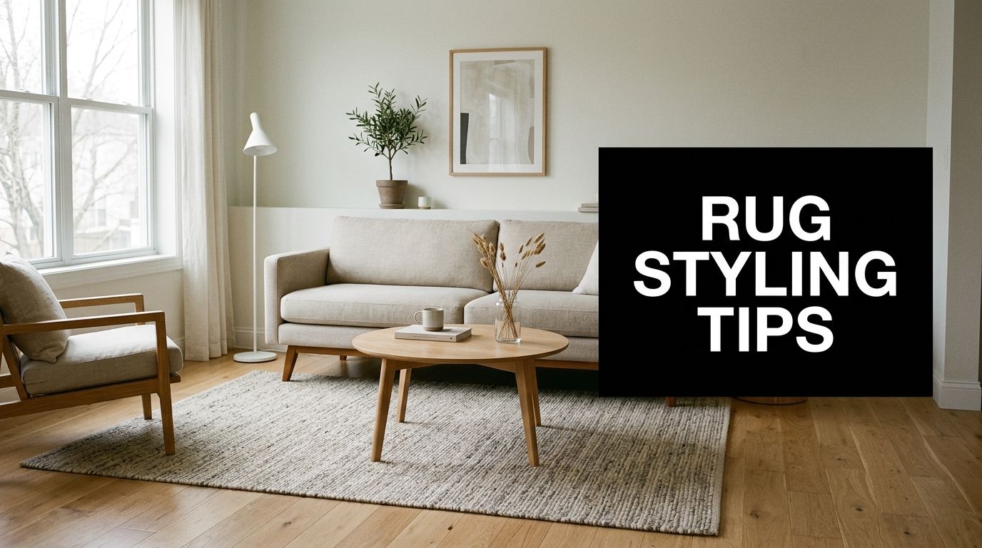 Area Rug in Small Living Room: Styling Tips 2026