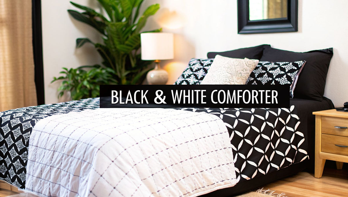 Your Guide to the Best Black and White Comforter