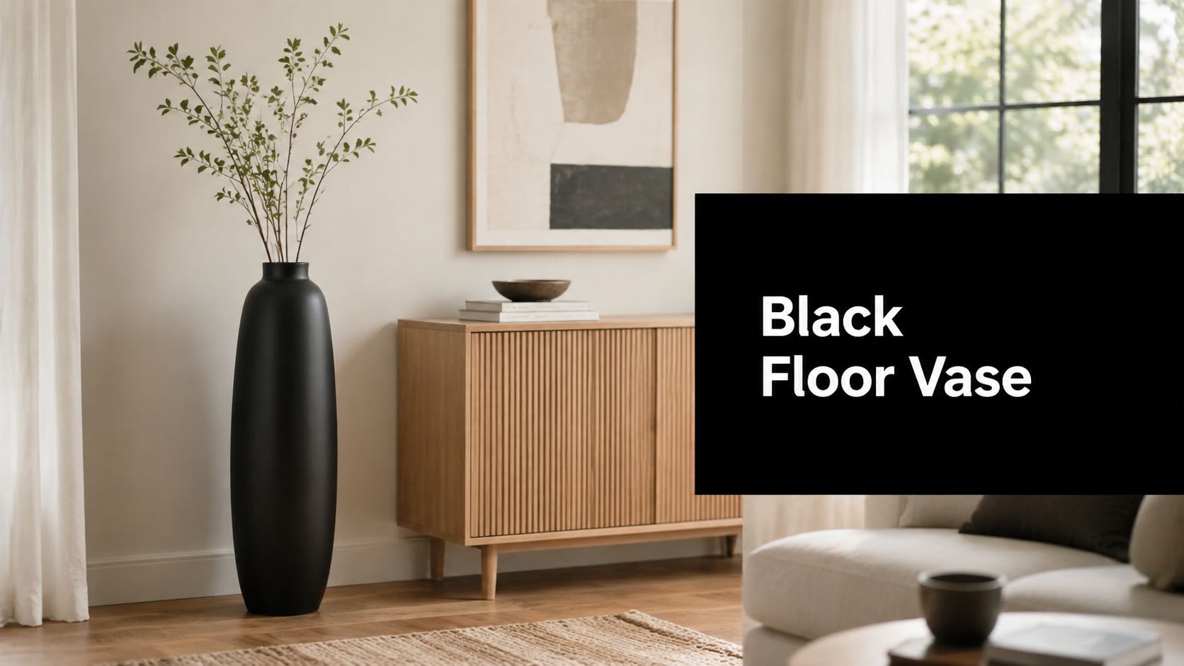 Black Floor Vase: Styling & Placement Guide 2026