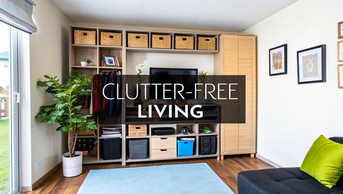 How to Organize Small Spaces and Live Clutter-Free