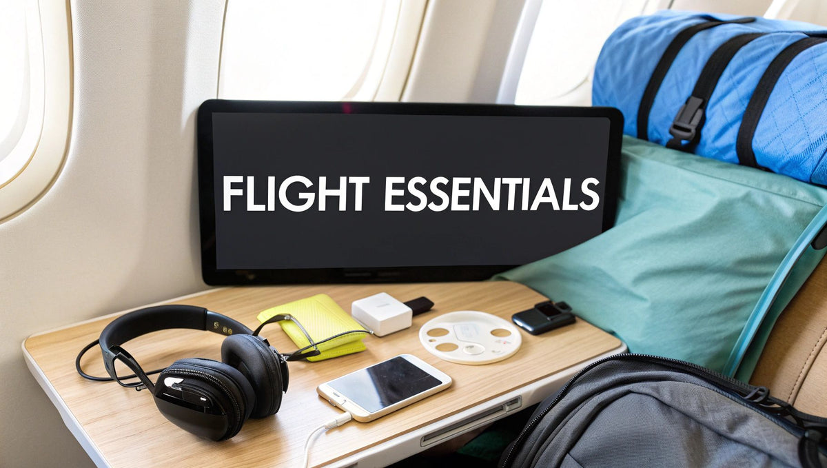 Top Travel Accessories for Long Flights: Stay Comfortable & Entertained