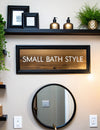 8 Small Bathroom Wall Decor Ideas to Try in 2025