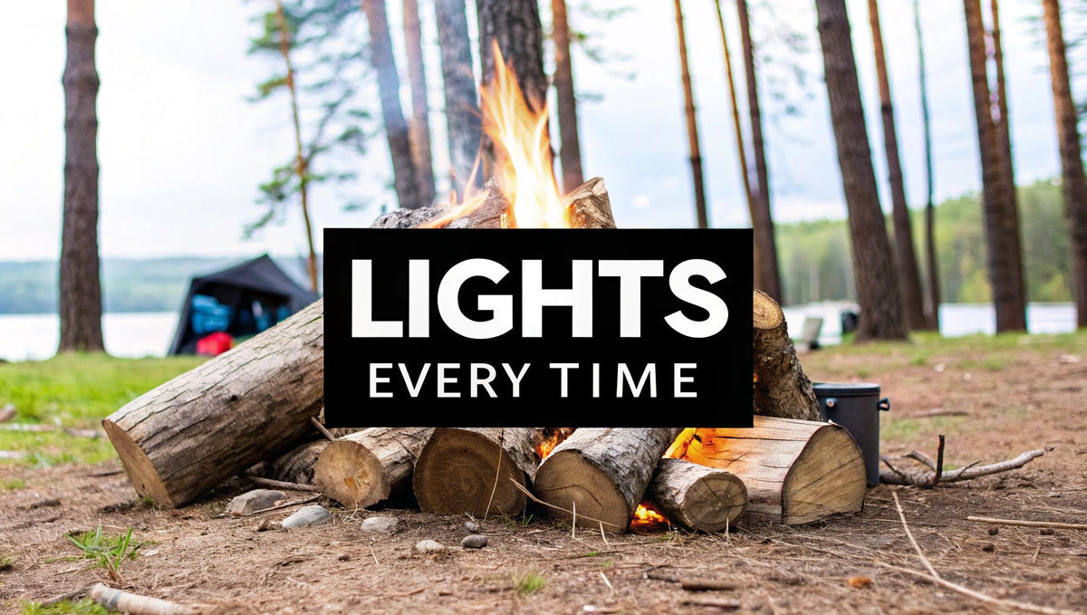 How to Make a Campfire That Lights Every Time