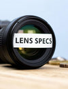 How to Read Camera Lens Specifications A Photographer's Guide