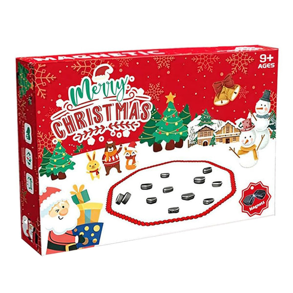 Christmas Magnetic Chess Game Battle Magnetic Chess Game Stones Set for Travel
