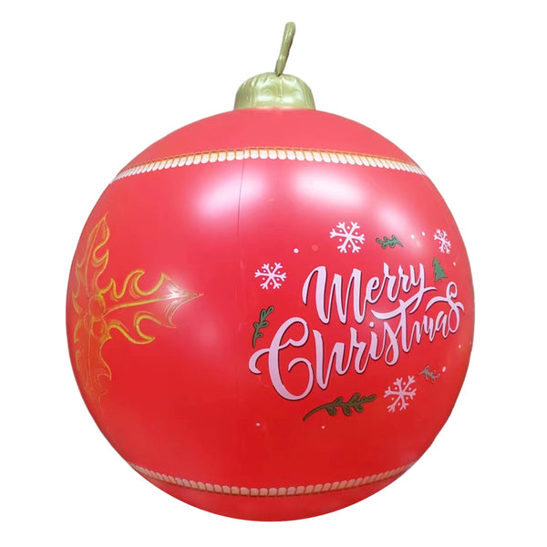 60cm Christmas Inflatable Ball PVC Xmas Tree Baubles Outdoor Party Home Decor