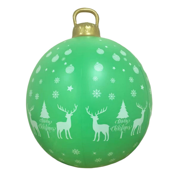 60cm Christmas Inflatable Ball PVC Xmas Tree Baubles Outdoor Party Home Decor