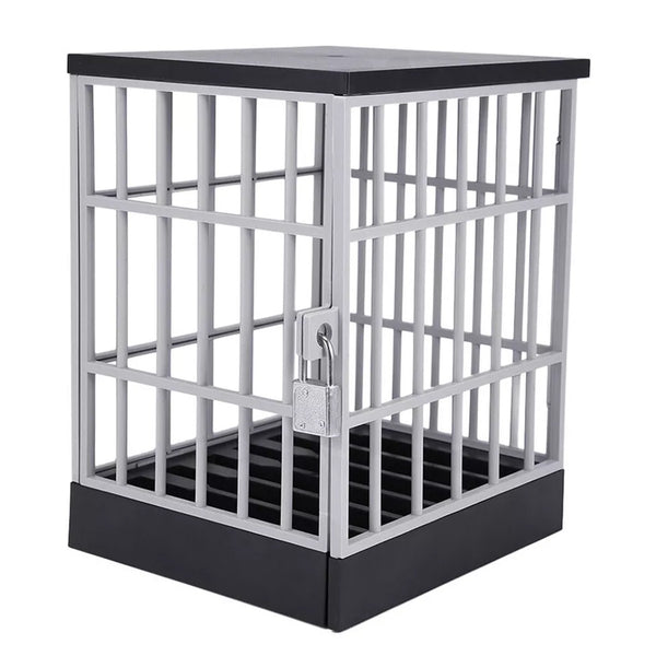 Mobile Phone Jail Lock Up Safe Smartphone Storage Box Prison Cell L