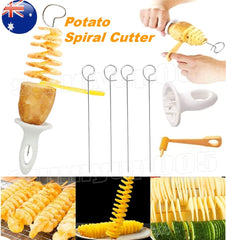 Potato -Twister Tornado Slicer Spiral Chips Maker Manual Vegetable Cut