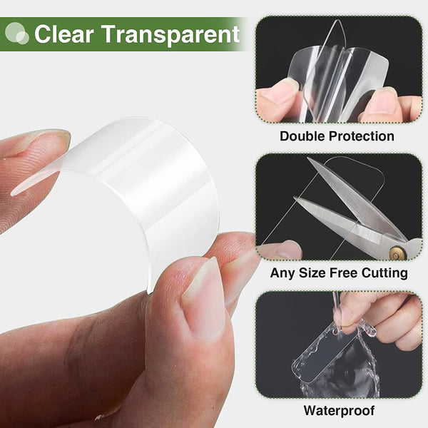 120 Double-Sided Nano Tape Traceless Clear Adhesive Invisible Gel Anti