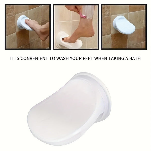 Suction Cup Shower Foot Rest, Bathroom Foot Step for Shaving/Scrubing