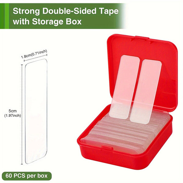 120 Double-Sided Nano Tape Traceless Clear Adhesive Invisible Gel Anti