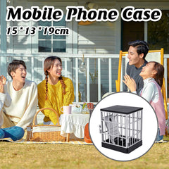 Mobile Phone Jail Lock Up Safe Smartphone Storage Box Prison Cell L