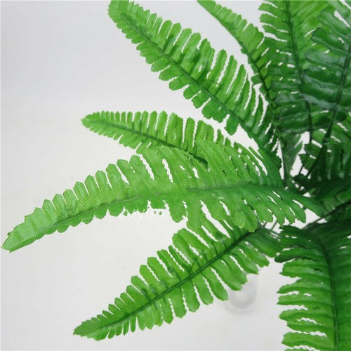 10pcs Bunch 43cm Artificial Persian Leaves Fern Grass Green Plant Gard