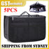 5PCS Travel Makeup Handbag Women Bag Cosmetic Organiser Purse Lipstick