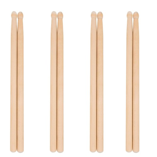 7A Maple Wood Lightweight Endearing Music Oval Tip Drumsticks Dr