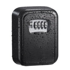 Wall Mounted Aluminium Alloy Safe Storage 4 Digit Key Box With Combina