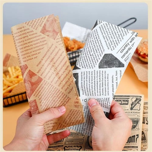 30x30cm Oil Absorbing Paper Food Frying Grease-Proof Wrapper Wrapper S