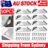 50PCS Universal Furniture Corner Connector Stainless Steel Angle Corne