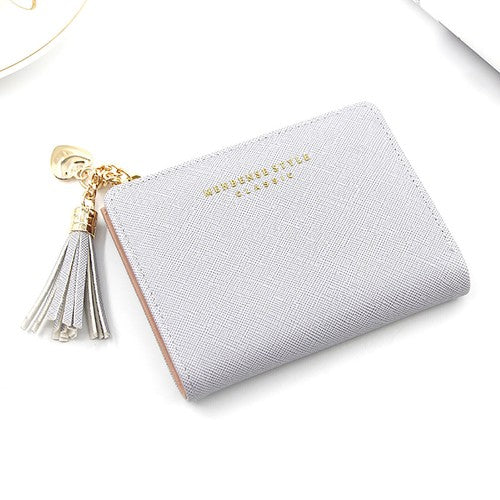 Wallet Multi Purpose Zipper Folded Purses Coins Pouches Multi-card Pos