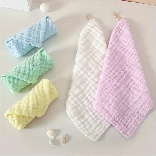 Six-Layers Baby Face Wash Towel Bubble Square Towel Bib Towel