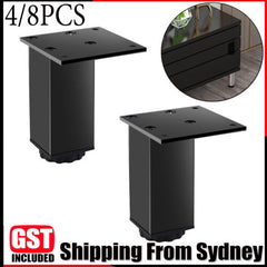 Square Cabinet Legs 10cm Bathroom Furniture Leg Adjustable Kitche