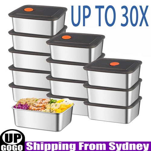 Stainless Steel Food Storage Containers with Lids For Food Fruit