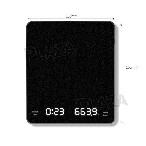 Electronic Digital Coffee Scale With Timer Precision High Display 3Kg/