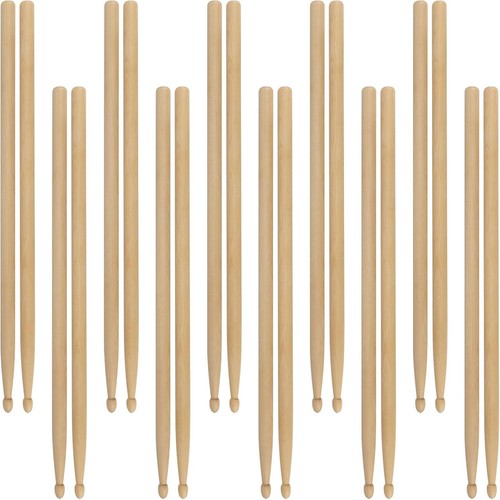 7A Maple Wood Lightweight Endearing Music Oval Tip Drumsticks Dr